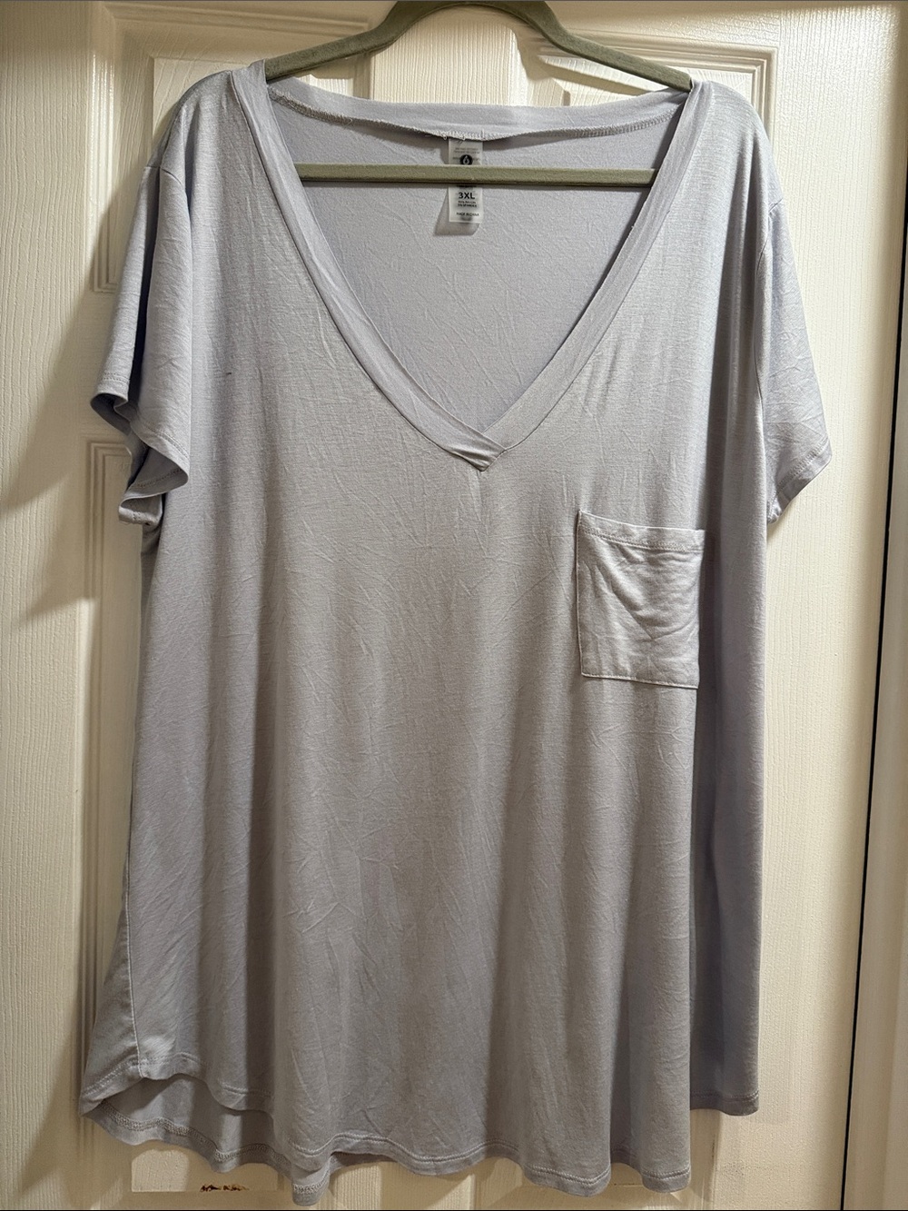 Mono B Gray Rayon Blend Top - 3XL